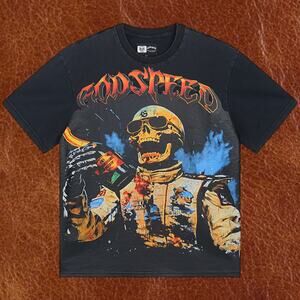 Men's Black Short Sleeve Godspeed